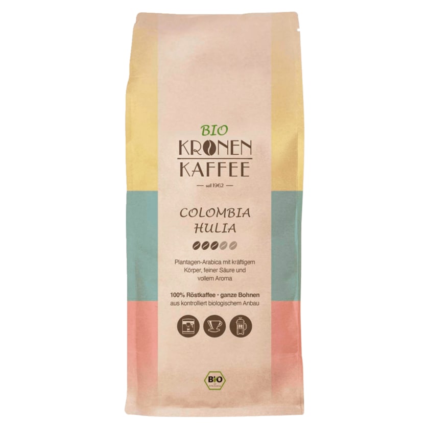 Kronen Kaffee Bio Colombia Hulia 1000g
